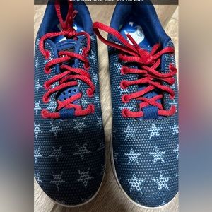 Patriotic NO BULL sneakers blue red stars